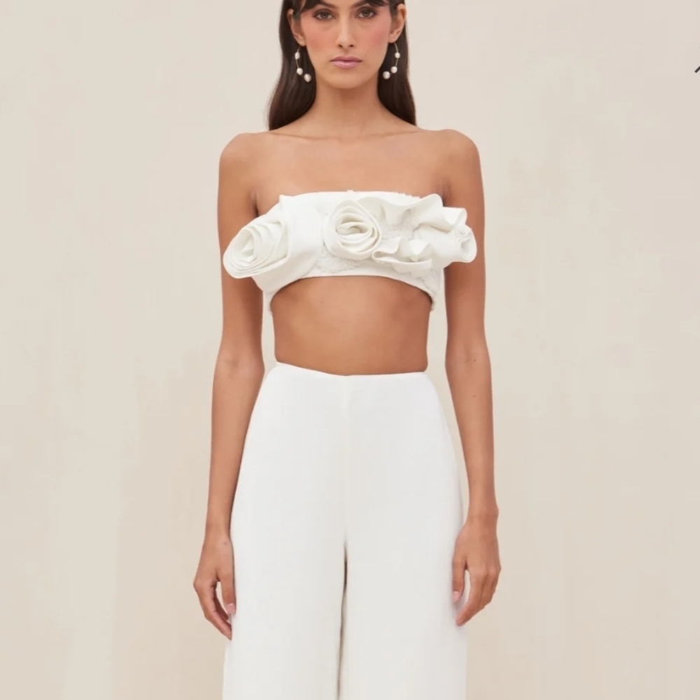 Cult Gaia "Simi" Crop Top